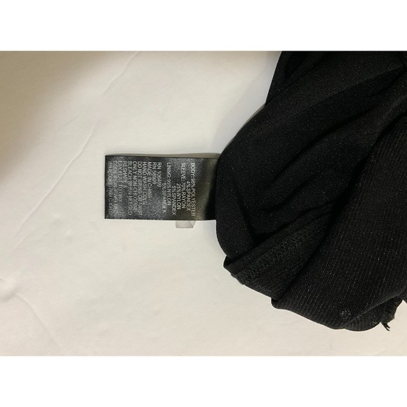 Alex Marie Black/White Printed A Line Dress Medium - Picture 3 of 10